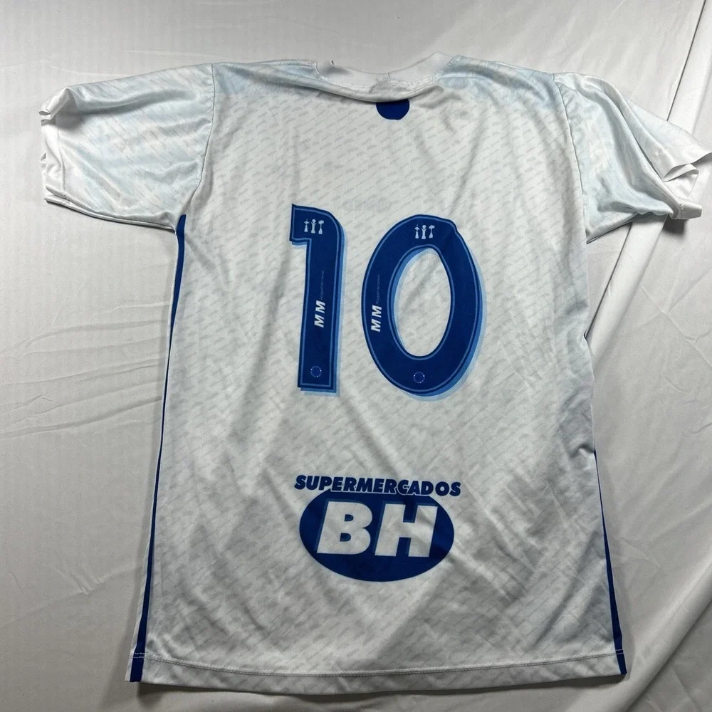 Adidas Cruzeiro EC Soccer Jersey Blue Gold Betfair AEROREADY Men’s Size M #10